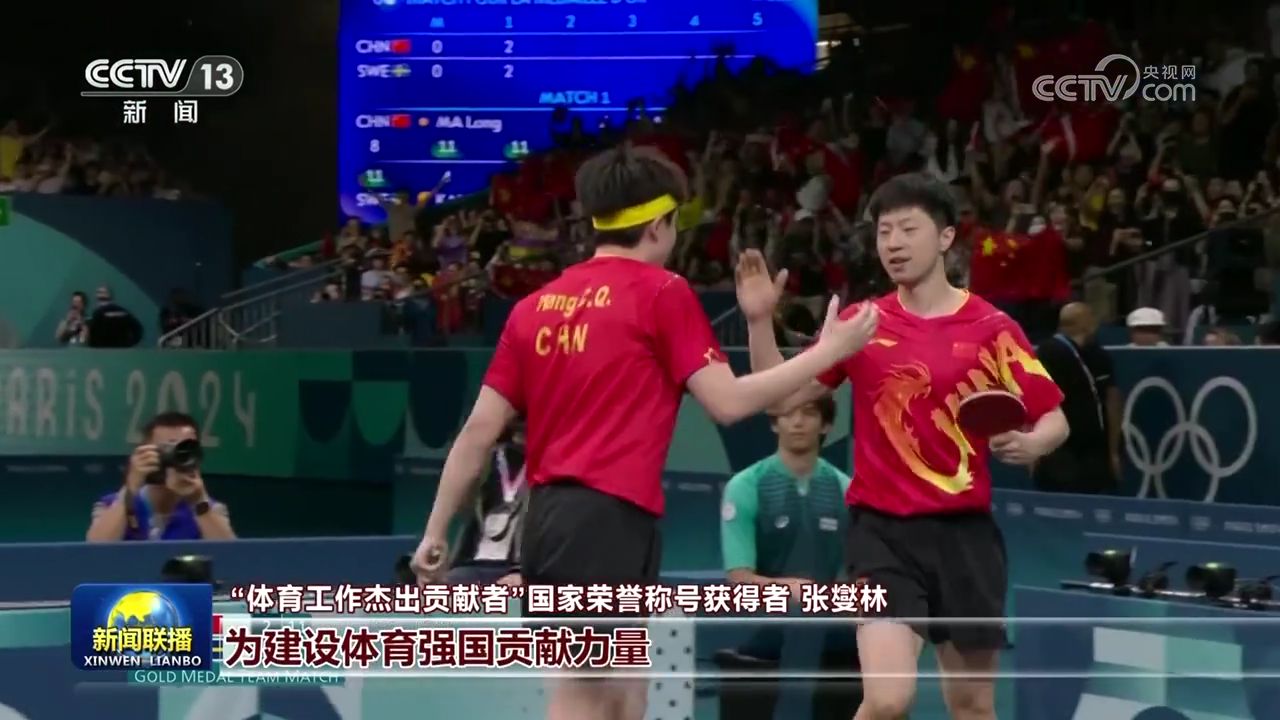 “体育工作杰出贡献者”国家荣誉称号获得者张