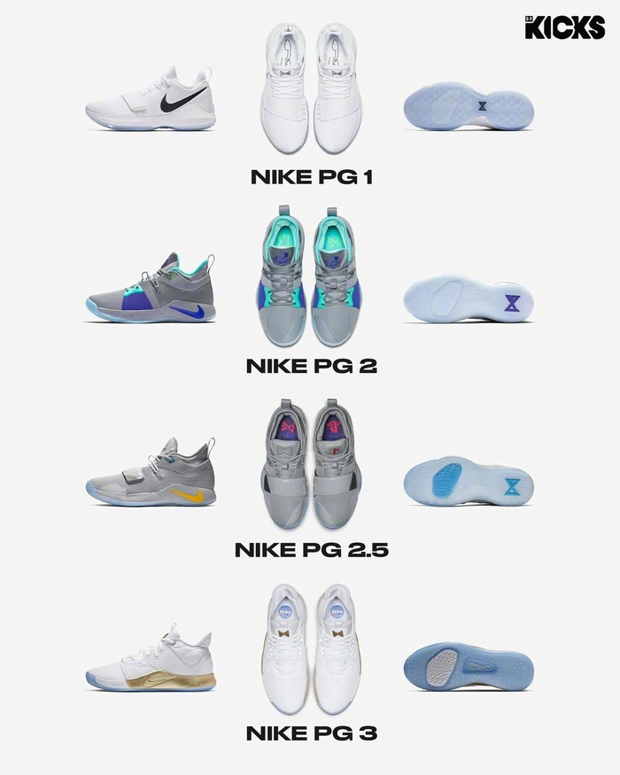 乔治晒出签名鞋回顾引热议 哪一双是他的最佳作